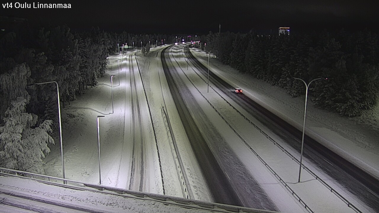 Weather Camera Image Road 4 Oulu, Linnanmaa, Oulu, Pohjois-Pohjanmaa