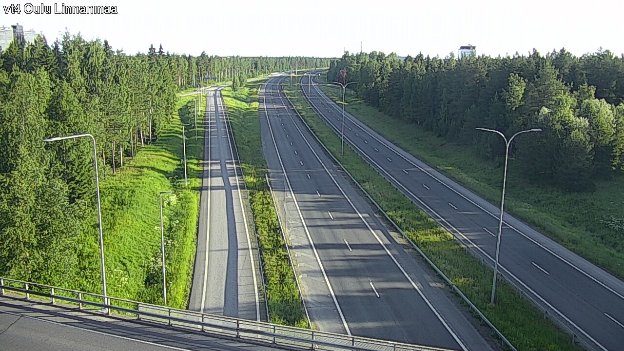 Weather Camera Image Road 4 Oulu, Linnanmaa, Oulu, Pohjois-Pohjanmaa