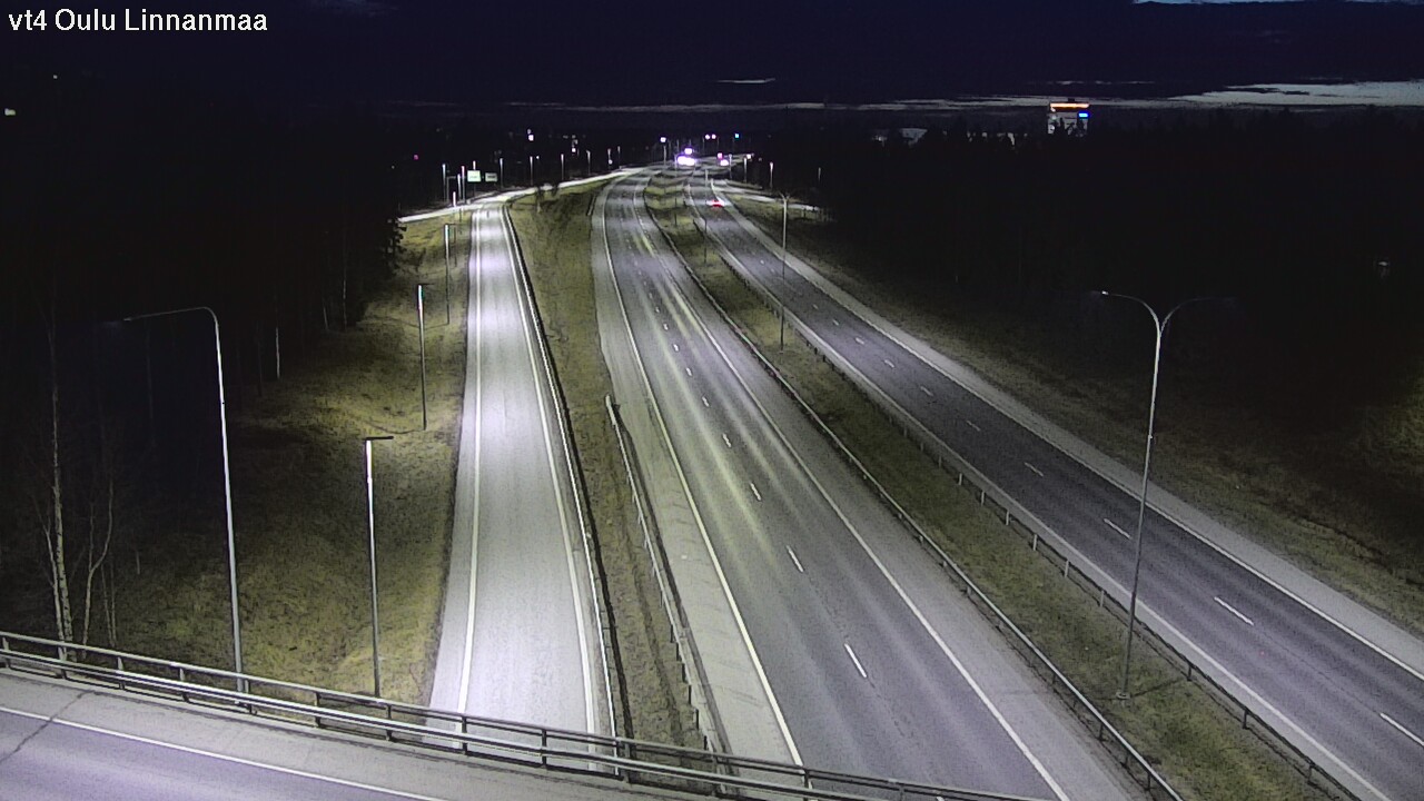 Weather Camera Image Road 4 Oulu, Linnanmaa, Oulu, Pohjois-Pohjanmaa
