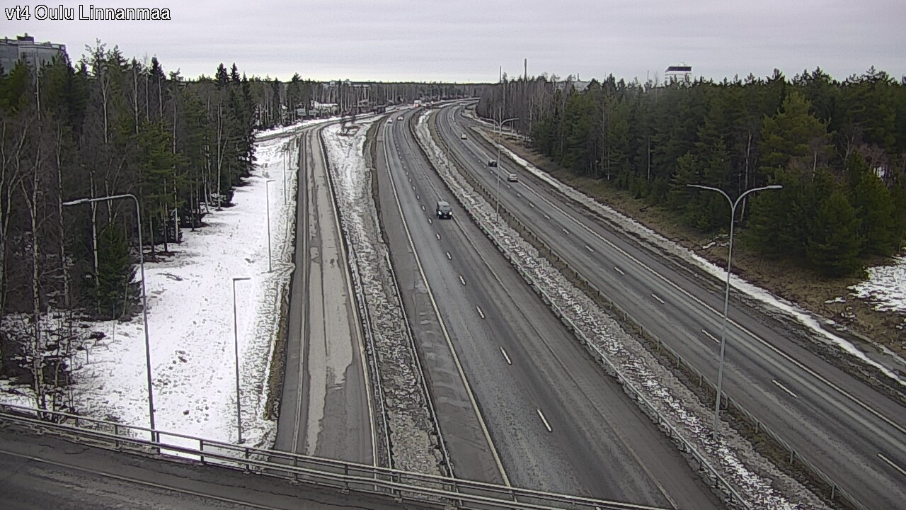 Weather Camera Image Road 4 Oulu, Linnanmaa, Oulu, Pohjois-Pohjanmaa