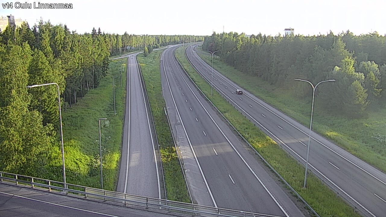 Weather Camera Image Road 4 Oulu, Linnanmaa, Oulu, Pohjois-Pohjanmaa