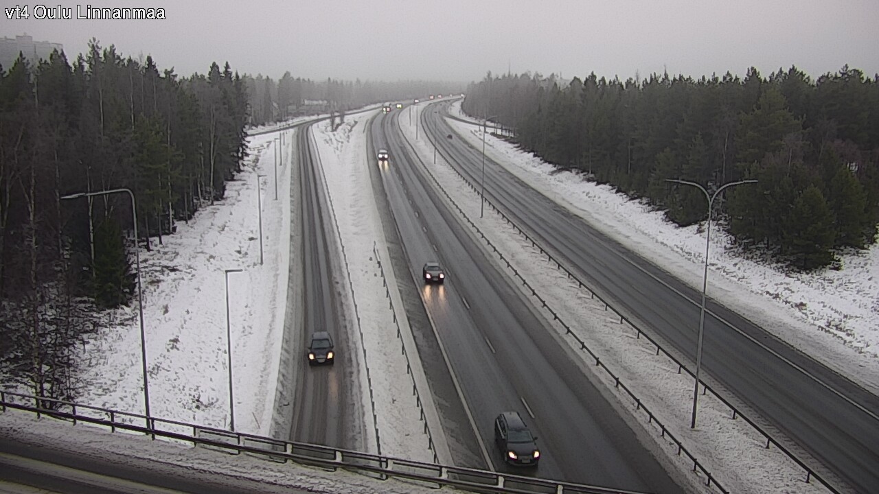 Weather Camera Image Road 4 Oulu, Linnanmaa, Oulu, Pohjois-Pohjanmaa
