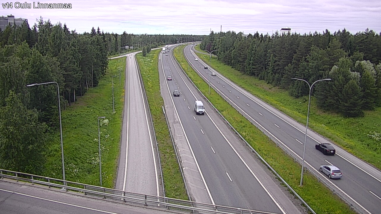 Weather Camera Image Road 4 Oulu, Linnanmaa, Oulu, Pohjois-Pohjanmaa