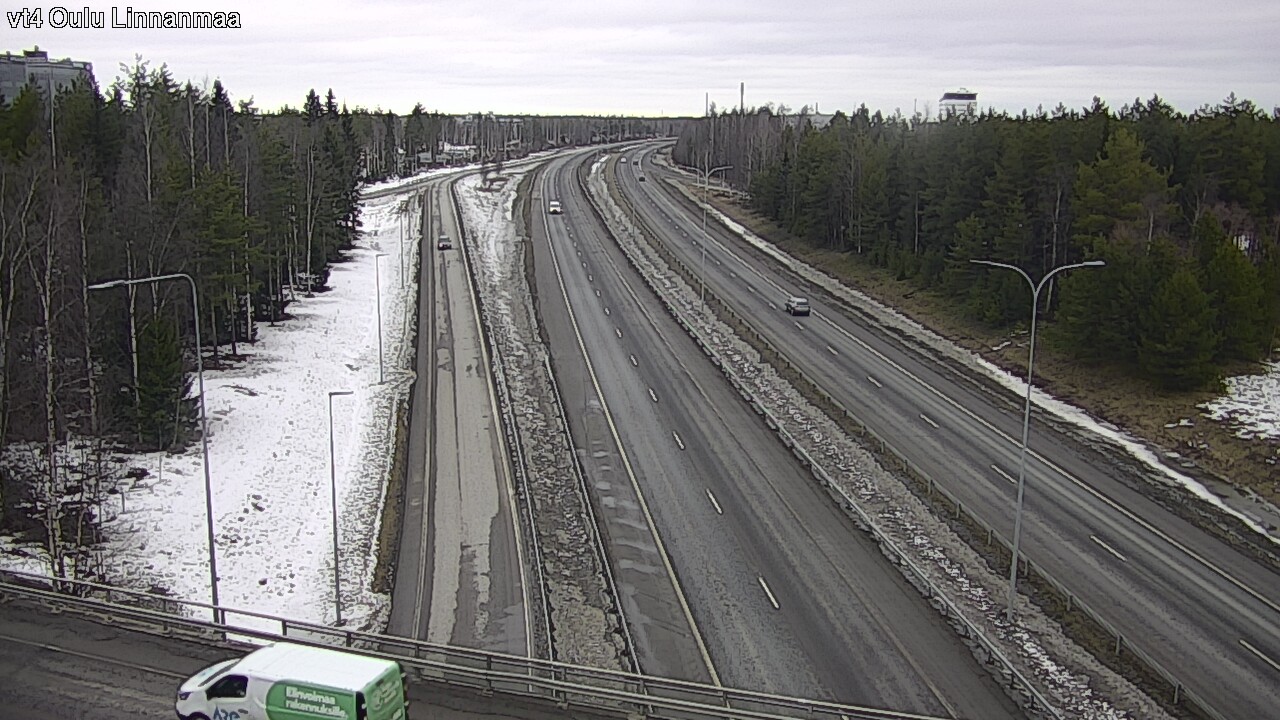 Weather Camera Image Road 4 Oulu, Linnanmaa, Oulu, Pohjois-Pohjanmaa