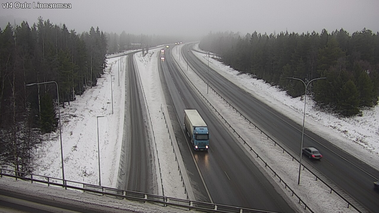 Weather Camera Image Road 4 Oulu, Linnanmaa, Oulu, Pohjois-Pohjanmaa