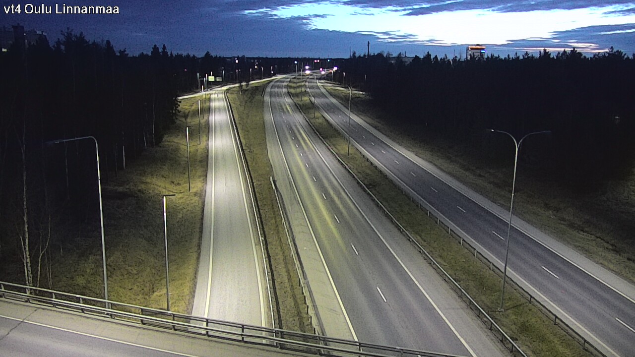 Weather Camera Image Road 4 Oulu, Linnanmaa, Oulu, Pohjois-Pohjanmaa