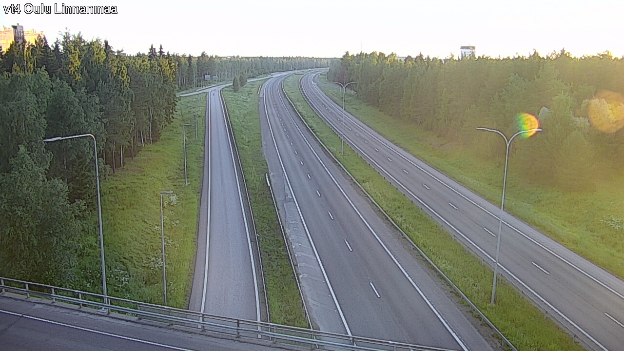 Weather Camera Image Road 4 Oulu, Linnanmaa, Oulu, Pohjois-Pohjanmaa