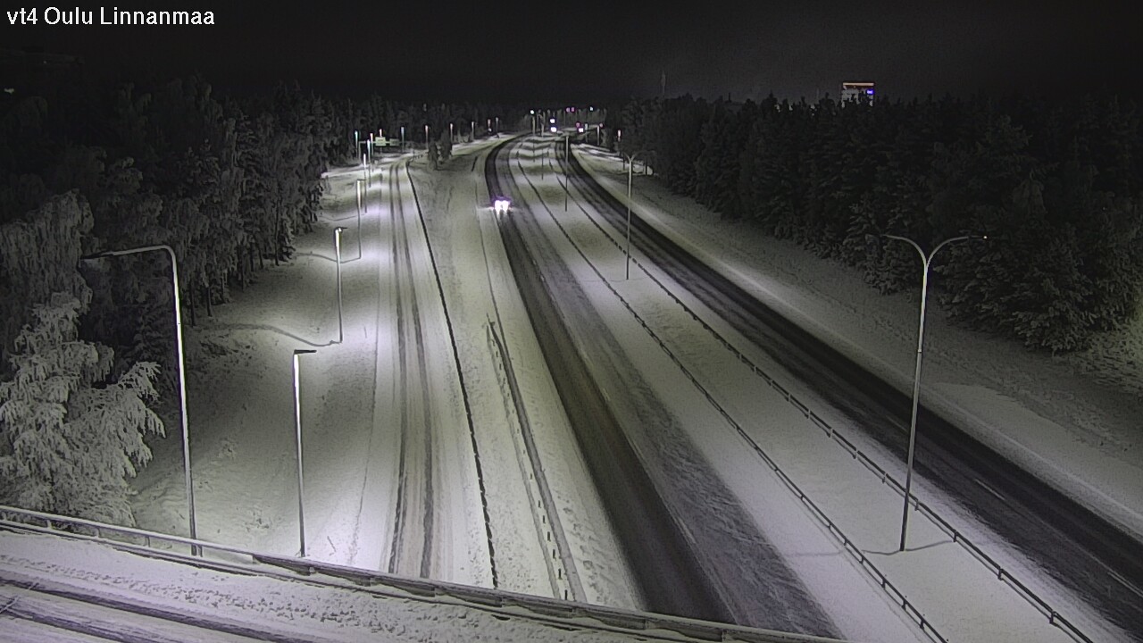 Weather Camera Image Road 4 Oulu, Linnanmaa, Oulu, Pohjois-Pohjanmaa