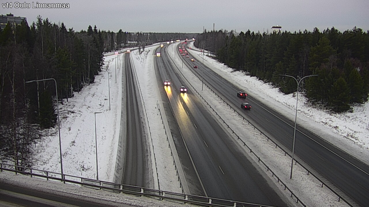 Weather Camera Image Road 4 Oulu, Linnanmaa, Oulu, Pohjois-Pohjanmaa