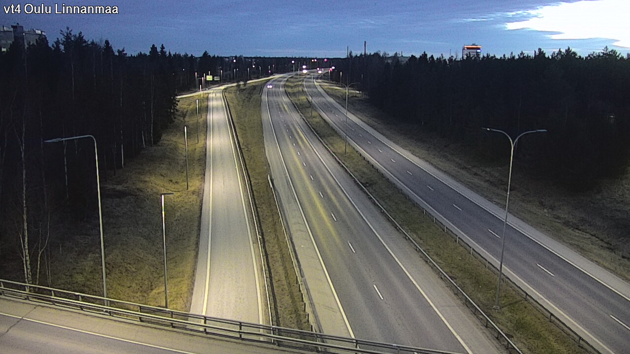 Weather Camera Image Road 4 Oulu, Linnanmaa, Oulu, Pohjois-Pohjanmaa