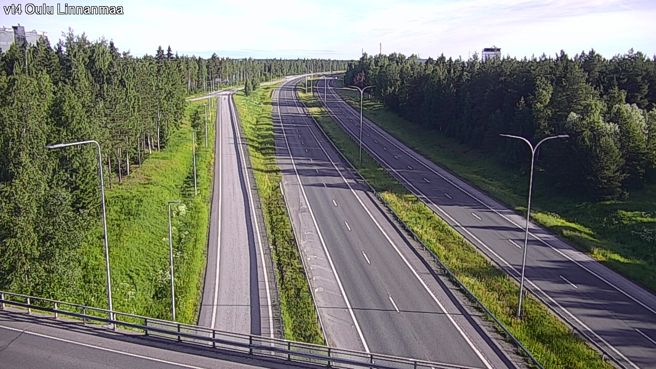 Weather Camera Image Road 4 Oulu, Linnanmaa, Oulu, Pohjois-Pohjanmaa
