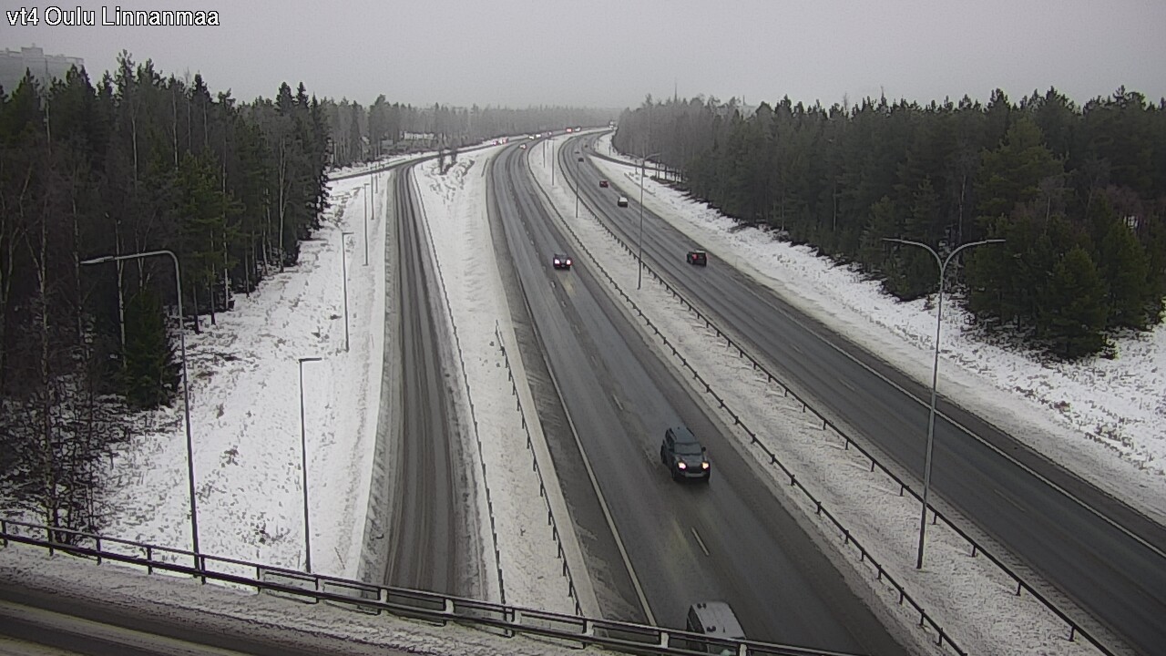 Weather Camera Image Road 4 Oulu, Linnanmaa, Oulu, Pohjois-Pohjanmaa