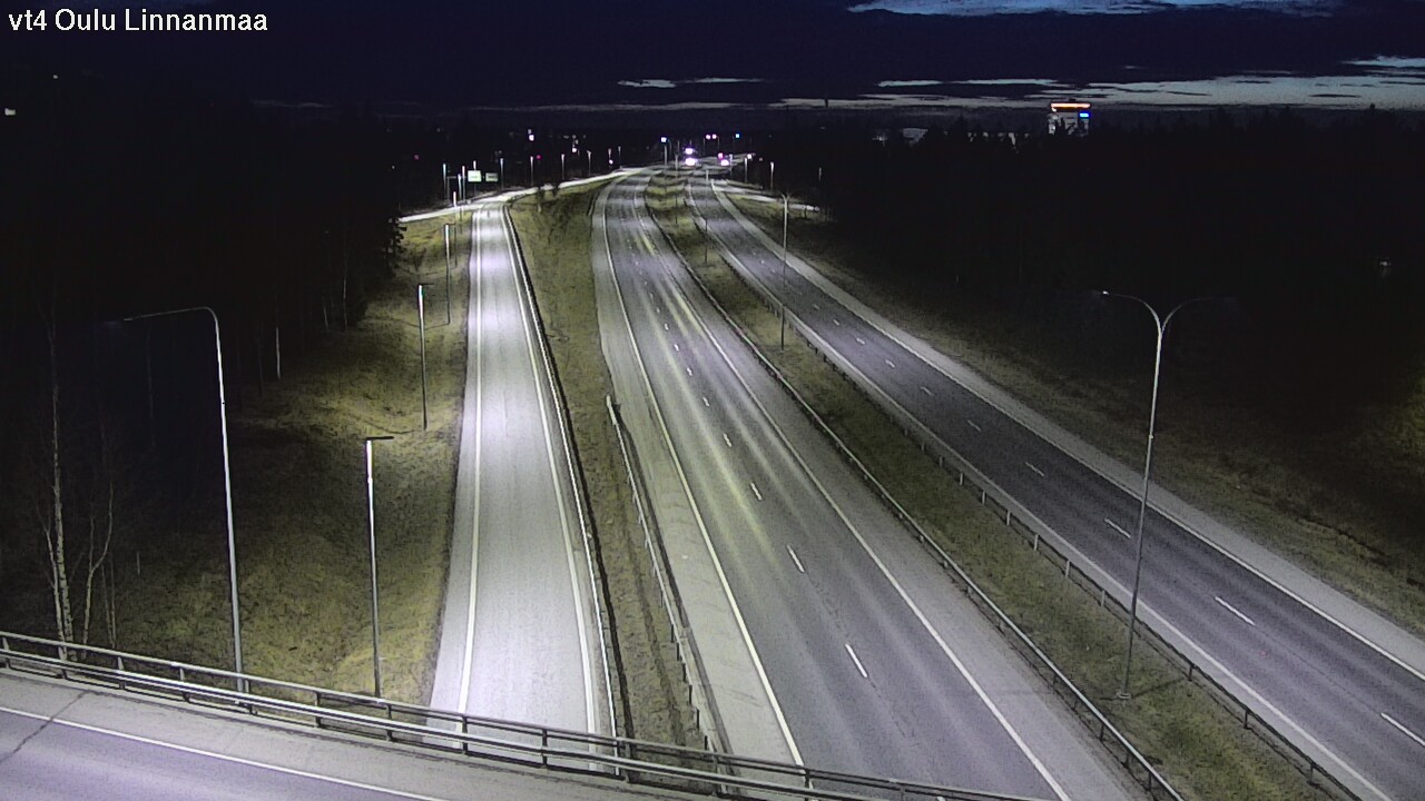 Weather Camera Image Road 4 Oulu, Linnanmaa, Oulu, Pohjois-Pohjanmaa