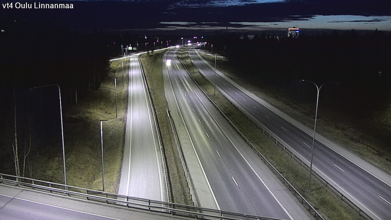 Weather Camera Image Road 4 Oulu, Linnanmaa, Oulu, Pohjois-Pohjanmaa