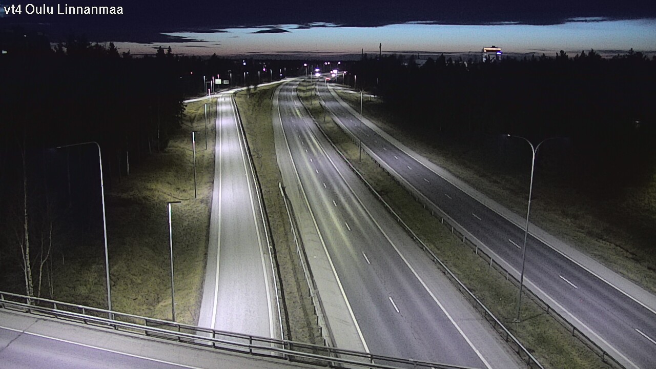Weather Camera Image Road 4 Oulu, Linnanmaa, Oulu, Pohjois-Pohjanmaa