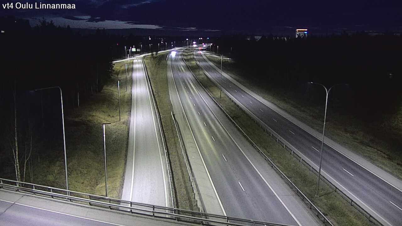 Weather Camera Image Road 4 Oulu, Linnanmaa, Oulu, Pohjois-Pohjanmaa
