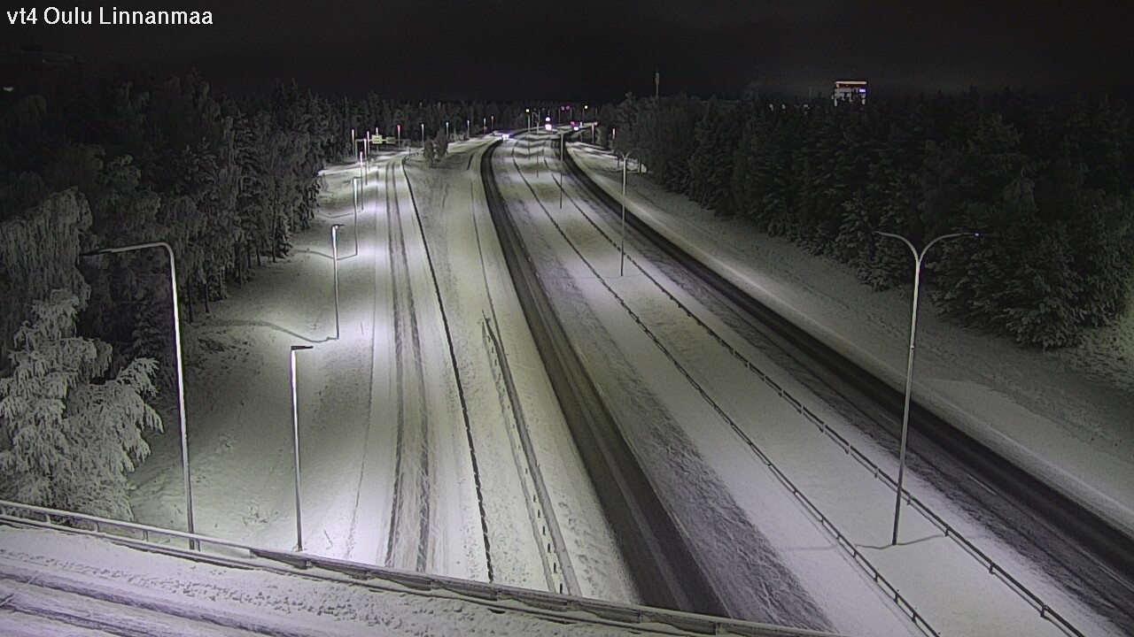 Weather Camera Image Road 4 Oulu, Linnanmaa, Oulu, Pohjois-Pohjanmaa