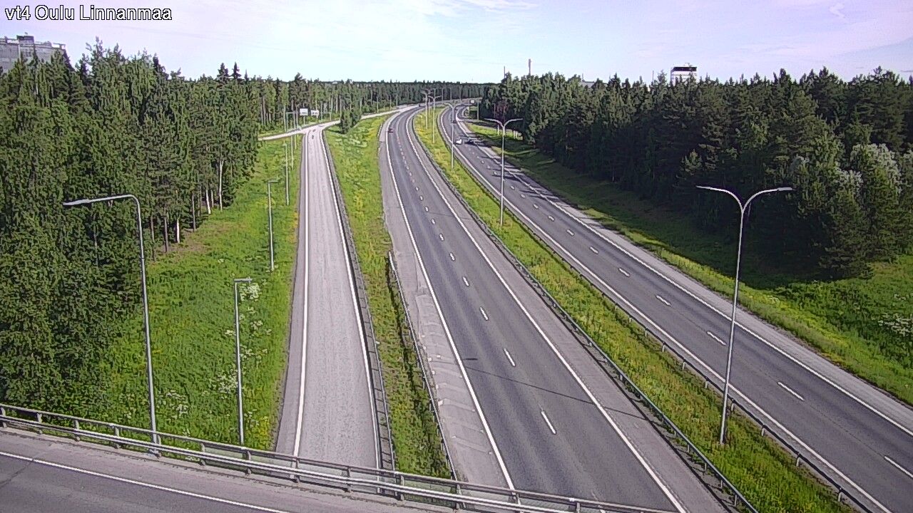 Weather Camera Image Road 4 Oulu, Linnanmaa, Oulu, Pohjois-Pohjanmaa