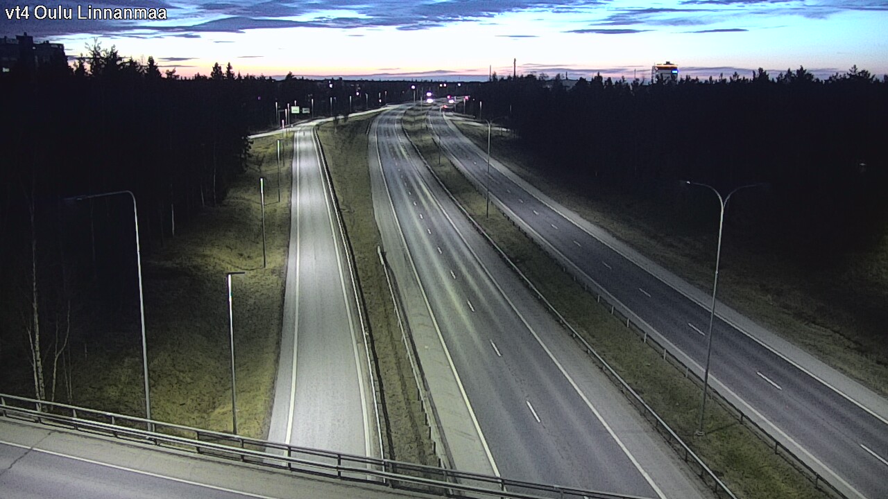 Weather Camera Image Road 4 Oulu, Linnanmaa, Oulu, Pohjois-Pohjanmaa