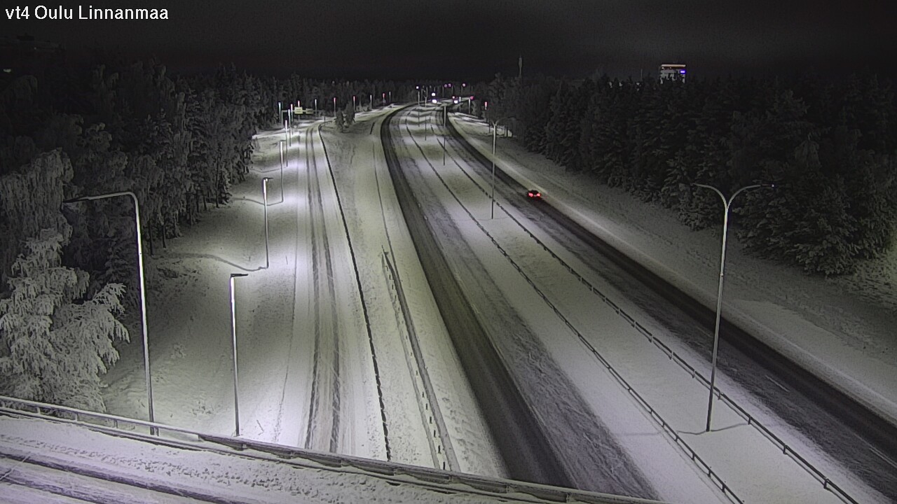 Weather Camera Image Road 4 Oulu, Linnanmaa, Oulu, Pohjois-Pohjanmaa