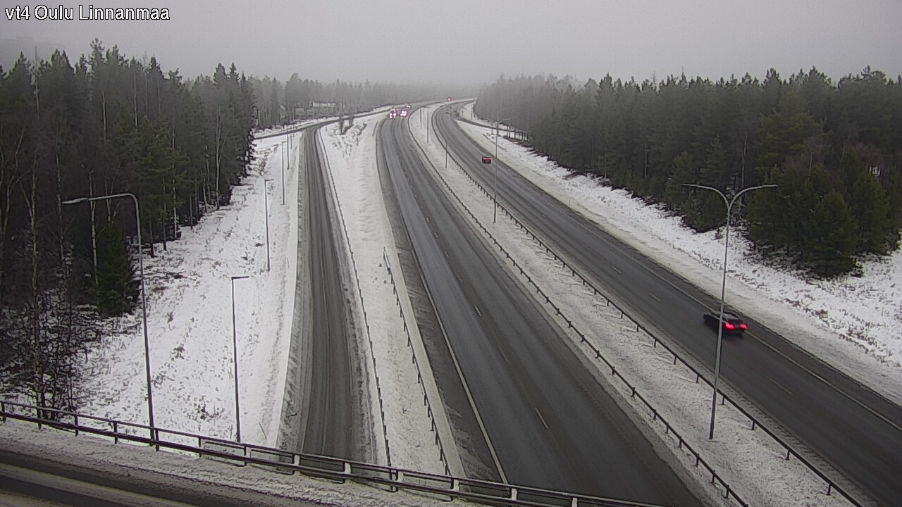 Weather Camera Image Road 4 Oulu, Linnanmaa, Oulu, Pohjois-Pohjanmaa