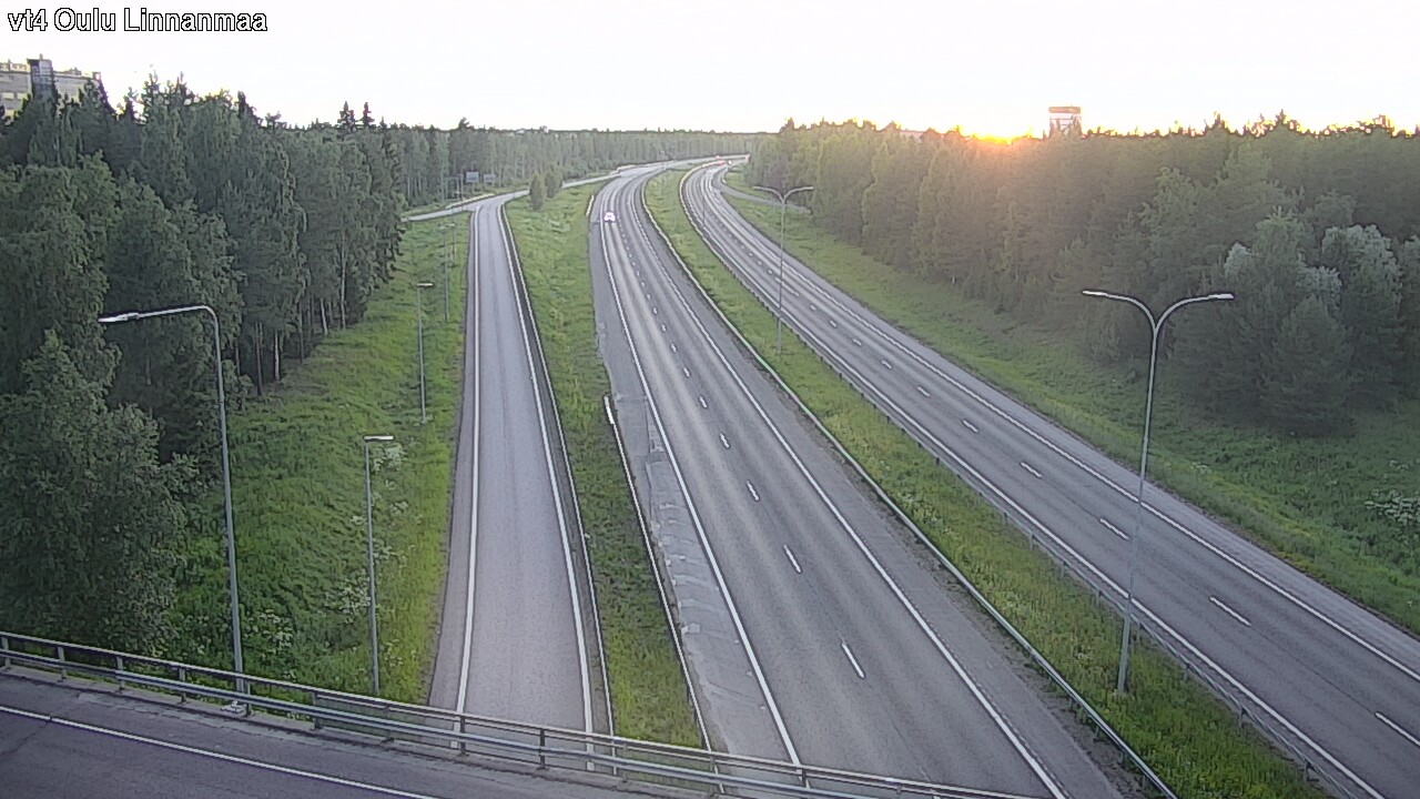 Weather Camera Image Road 4 Oulu, Linnanmaa, Oulu, Pohjois-Pohjanmaa
