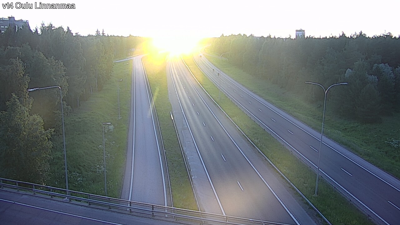 Weather Camera Image Road 4 Oulu, Linnanmaa, Oulu, Pohjois-Pohjanmaa