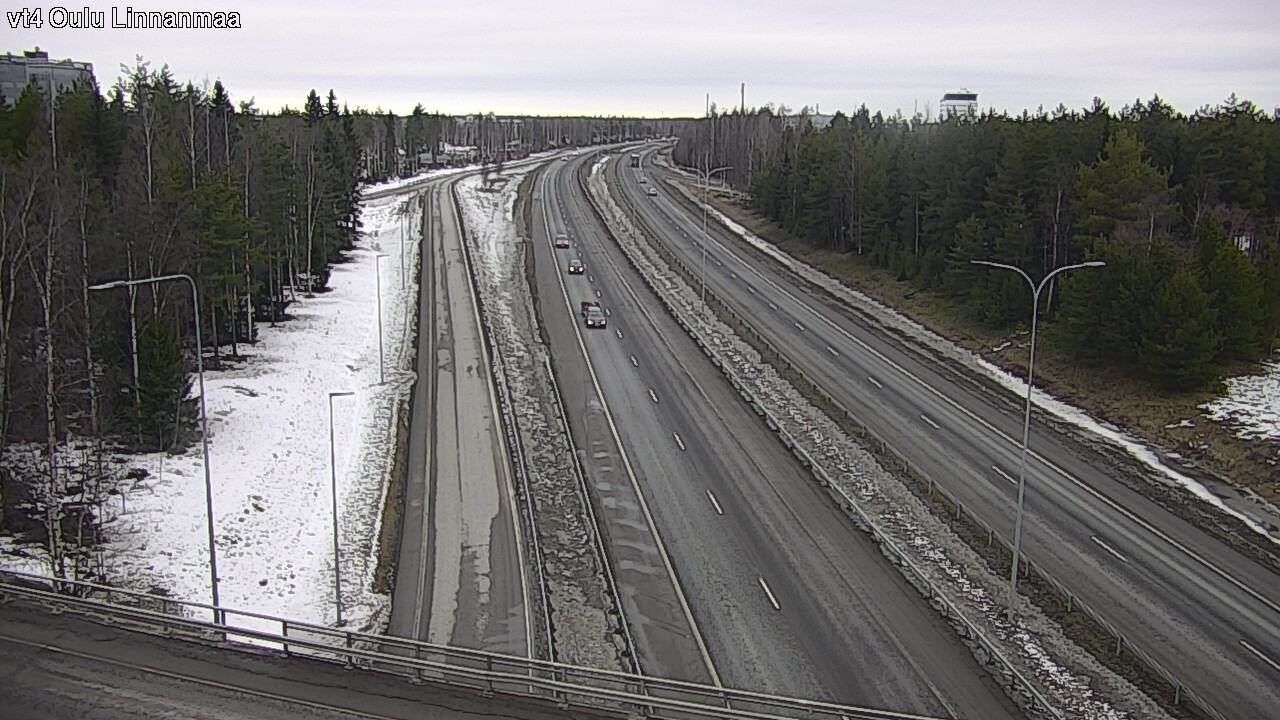 Weather Camera Image Road 4 Oulu, Linnanmaa, Oulu, Pohjois-Pohjanmaa