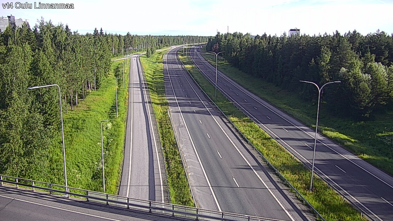 Weather Camera Image Road 4 Oulu, Linnanmaa, Oulu, Pohjois-Pohjanmaa