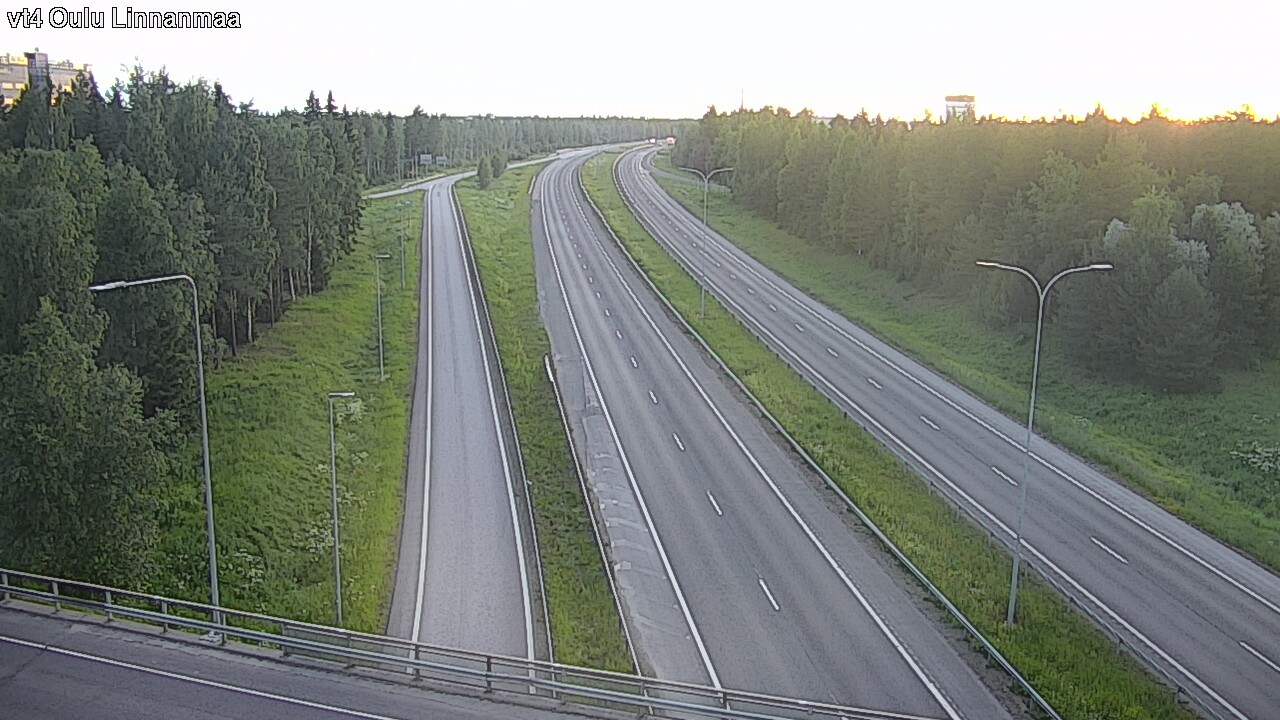 Weather Camera Image Road 4 Oulu, Linnanmaa, Oulu, Pohjois-Pohjanmaa