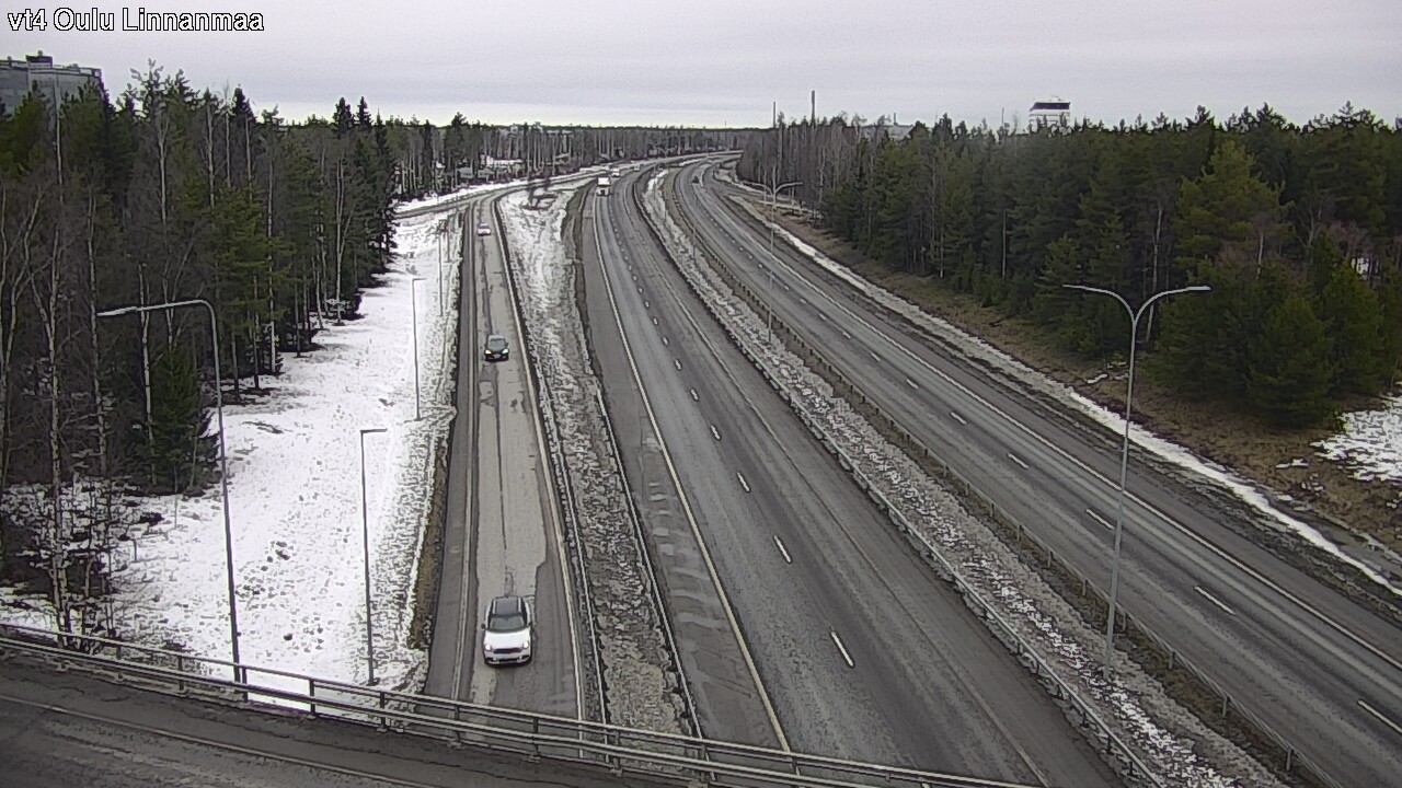 Weather Camera Image Road 4 Oulu, Linnanmaa, Oulu, Pohjois-Pohjanmaa
