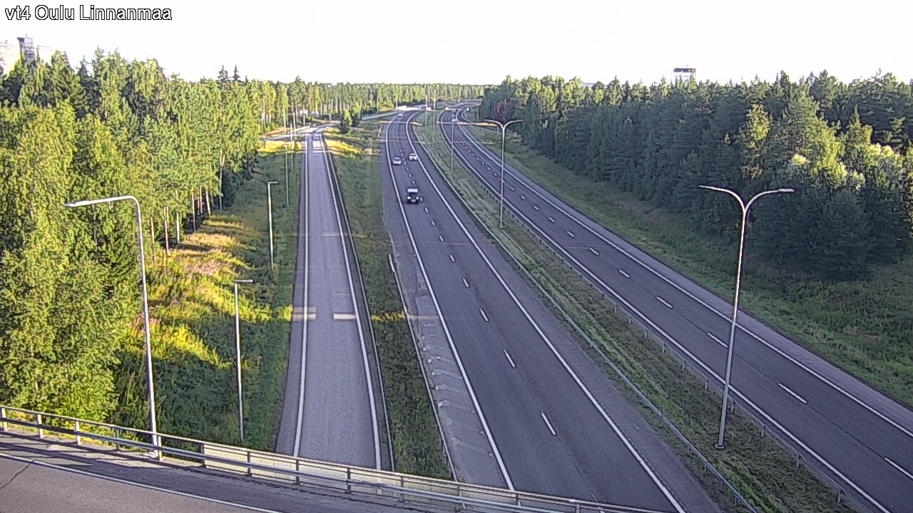 Weather Camera Image Väg 4 Uleåborg, Linnanmaa, Oulu, Pohjois-Pohjanmaa