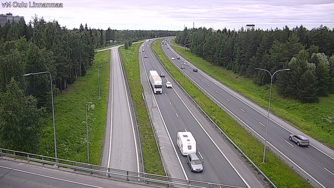 Weather Camera Image Road 4 Oulu, Linnanmaa, Oulu, Pohjois-Pohjanmaa