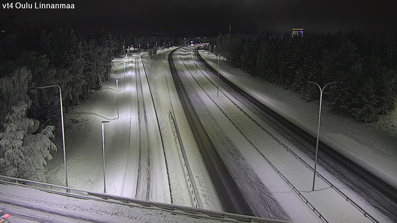 Weather Camera Image Road 4 Oulu, Linnanmaa, Oulu, Pohjois-Pohjanmaa