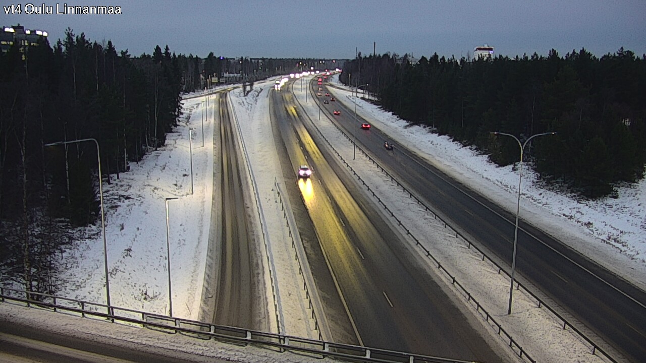 Weather Camera Image Road 4 Oulu, Linnanmaa, Oulu, Pohjois-Pohjanmaa