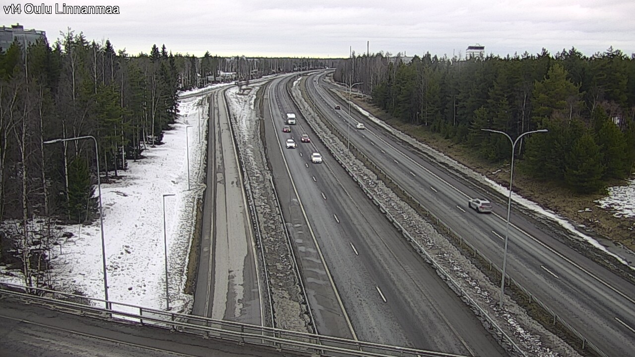Weather Camera Image Road 4 Oulu, Linnanmaa, Oulu, Pohjois-Pohjanmaa