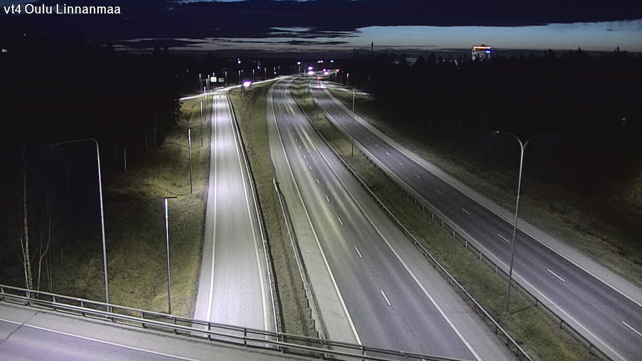 Weather Camera Image Road 4 Oulu, Linnanmaa, Oulu, Pohjois-Pohjanmaa