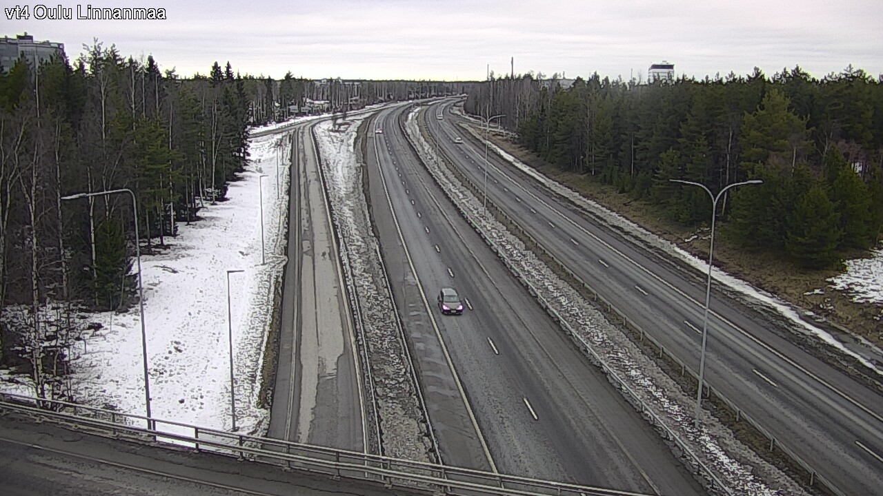 Weather Camera Image Road 4 Oulu, Linnanmaa, Oulu, Pohjois-Pohjanmaa