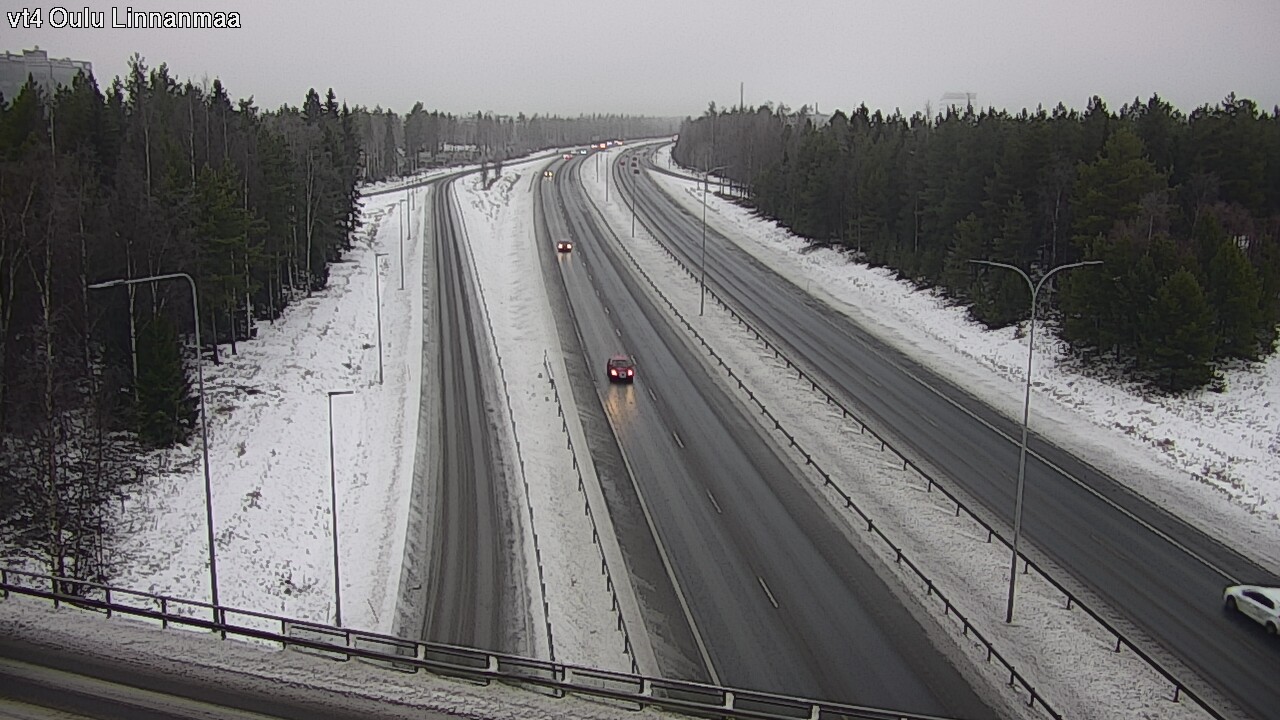 Weather Camera Image Road 4 Oulu, Linnanmaa, Oulu, Pohjois-Pohjanmaa