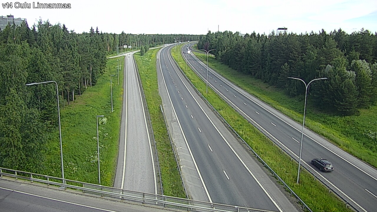 Weather Camera Image Road 4 Oulu, Linnanmaa, Oulu, Pohjois-Pohjanmaa