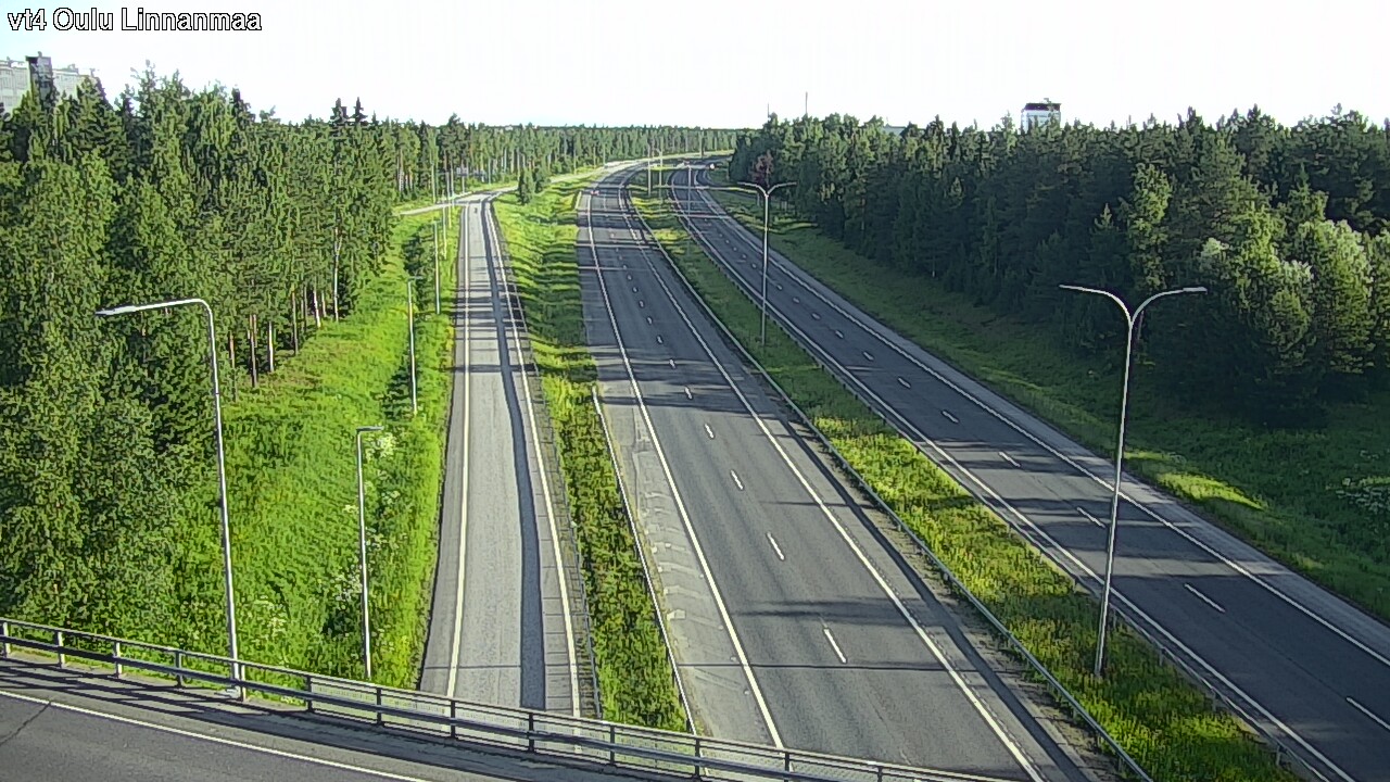 Weather Camera Image Road 4 Oulu, Linnanmaa, Oulu, Pohjois-Pohjanmaa