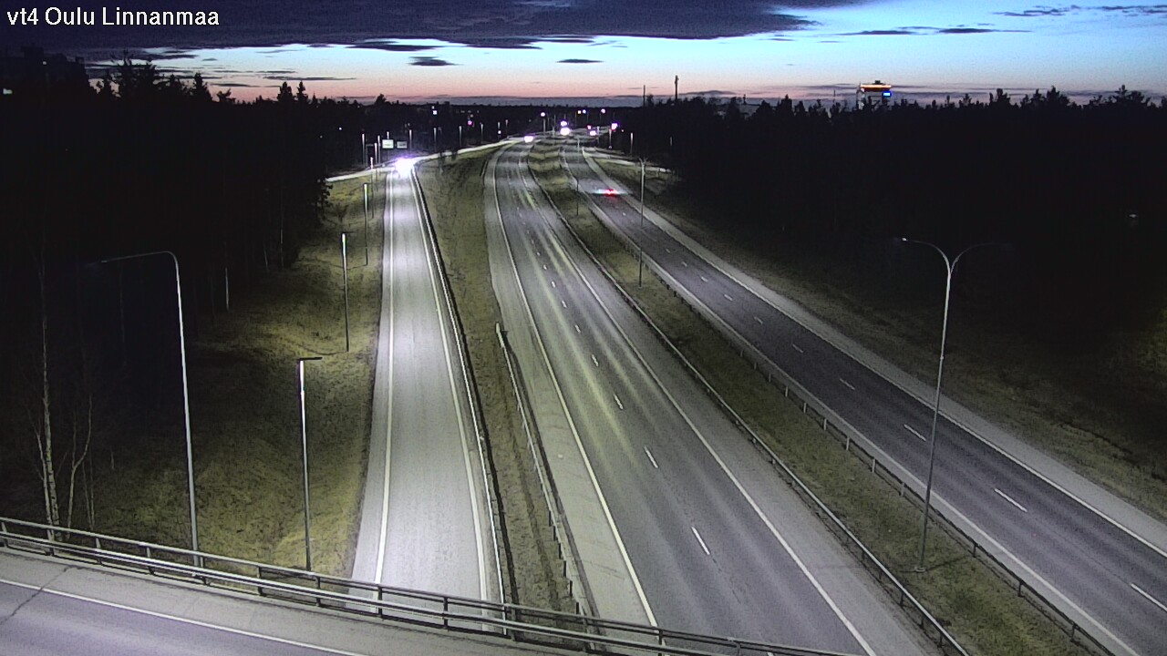 Weather Camera Image Road 4 Oulu, Linnanmaa, Oulu, Pohjois-Pohjanmaa
