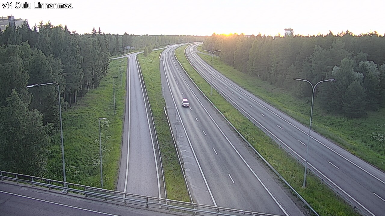 Weather Camera Image Road 4 Oulu, Linnanmaa, Oulu, Pohjois-Pohjanmaa