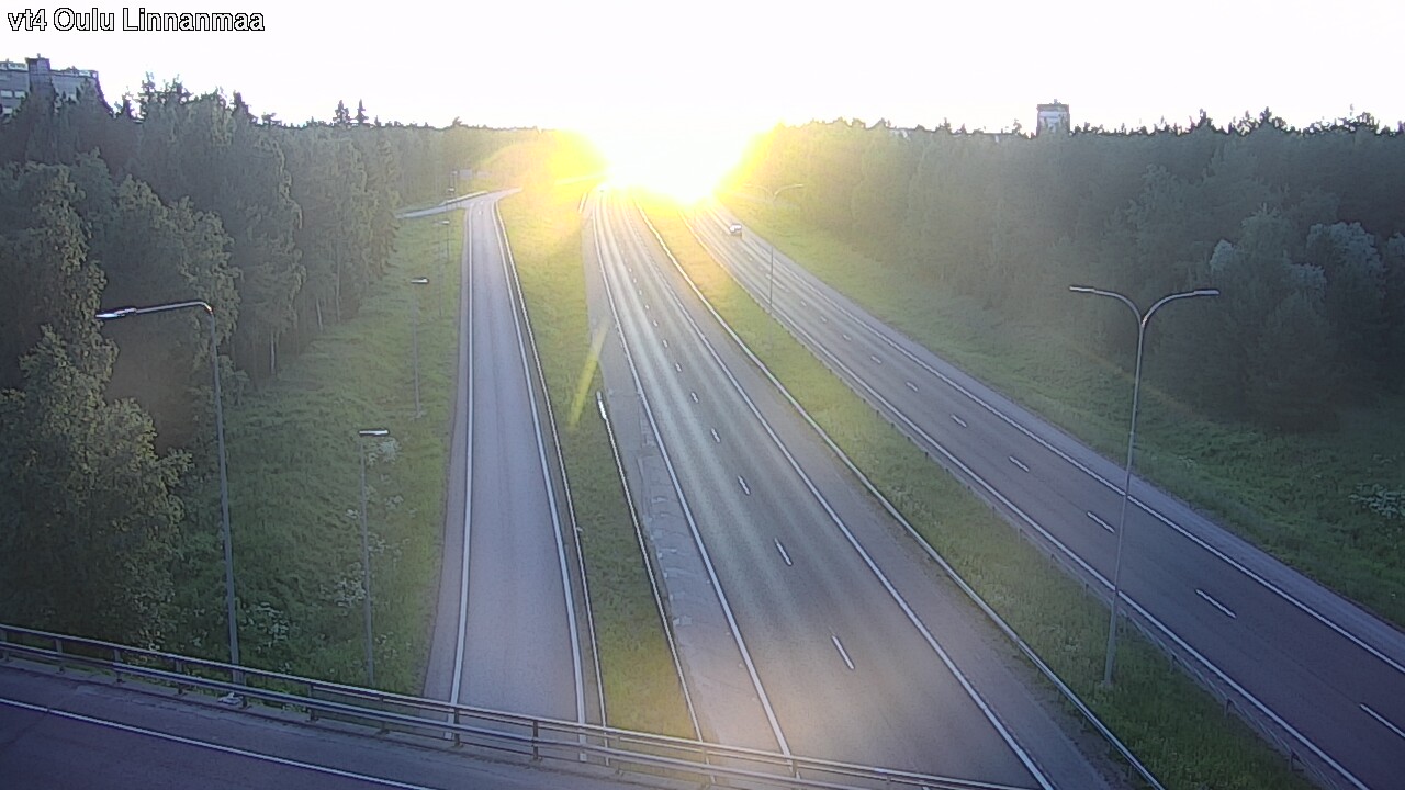 Weather Camera Image Road 4 Oulu, Linnanmaa, Oulu, Pohjois-Pohjanmaa