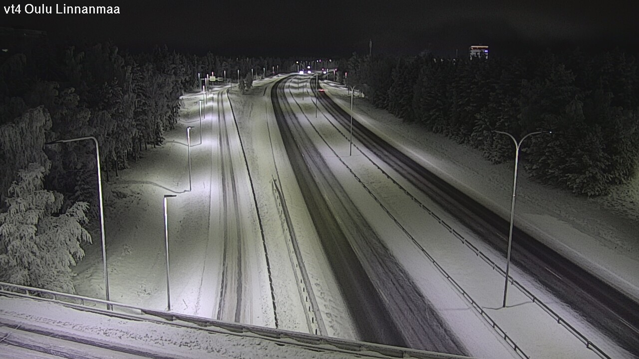 Weather Camera Image Road 4 Oulu, Linnanmaa, Oulu, Pohjois-Pohjanmaa