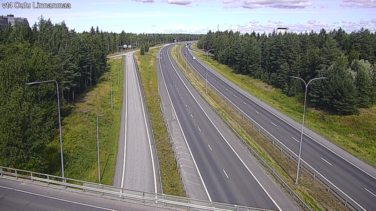 Weather Camera Image Road 4 Oulu, Linnanmaa, Oulu, Pohjois-Pohjanmaa