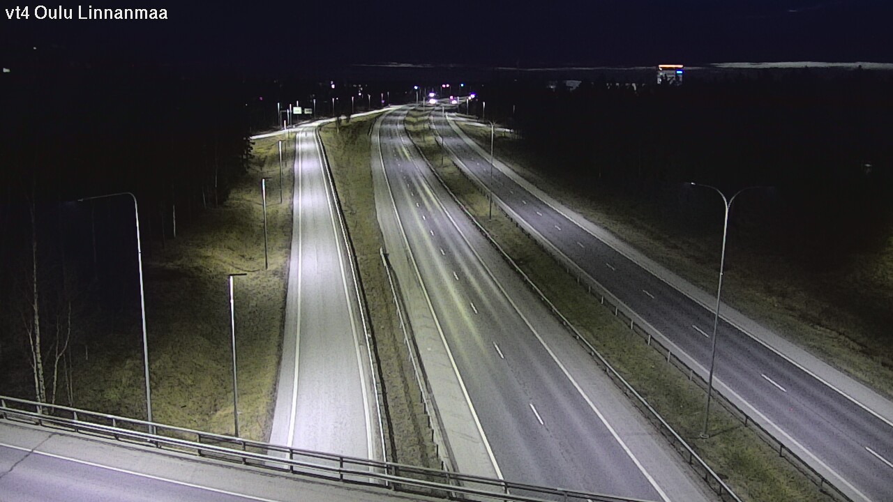 Weather Camera Image Road 4 Oulu, Linnanmaa, Oulu, Pohjois-Pohjanmaa
