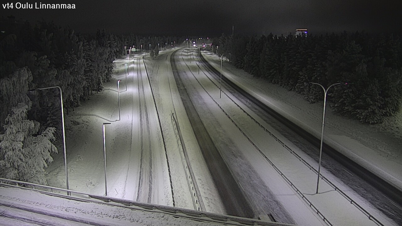 Weather Camera Image Road 4 Oulu, Linnanmaa, Oulu, Pohjois-Pohjanmaa