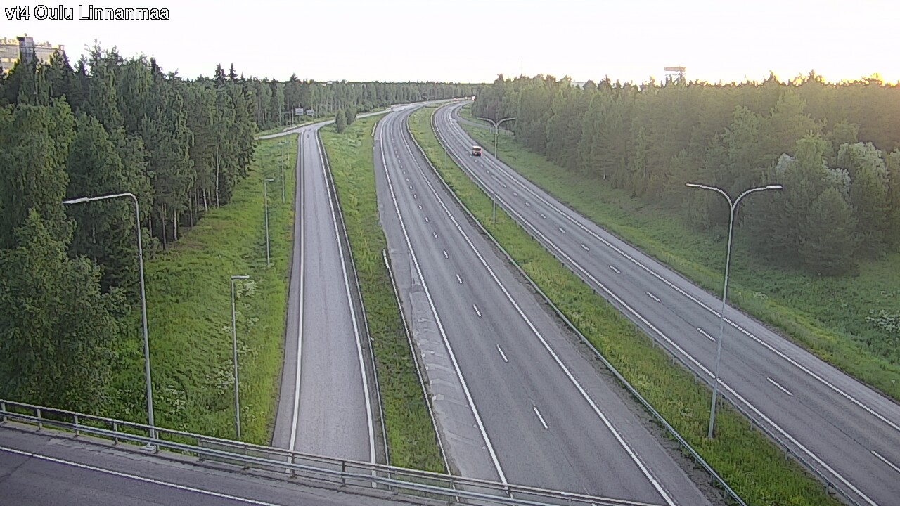 Weather Camera Image Road 4 Oulu, Linnanmaa, Oulu, Pohjois-Pohjanmaa