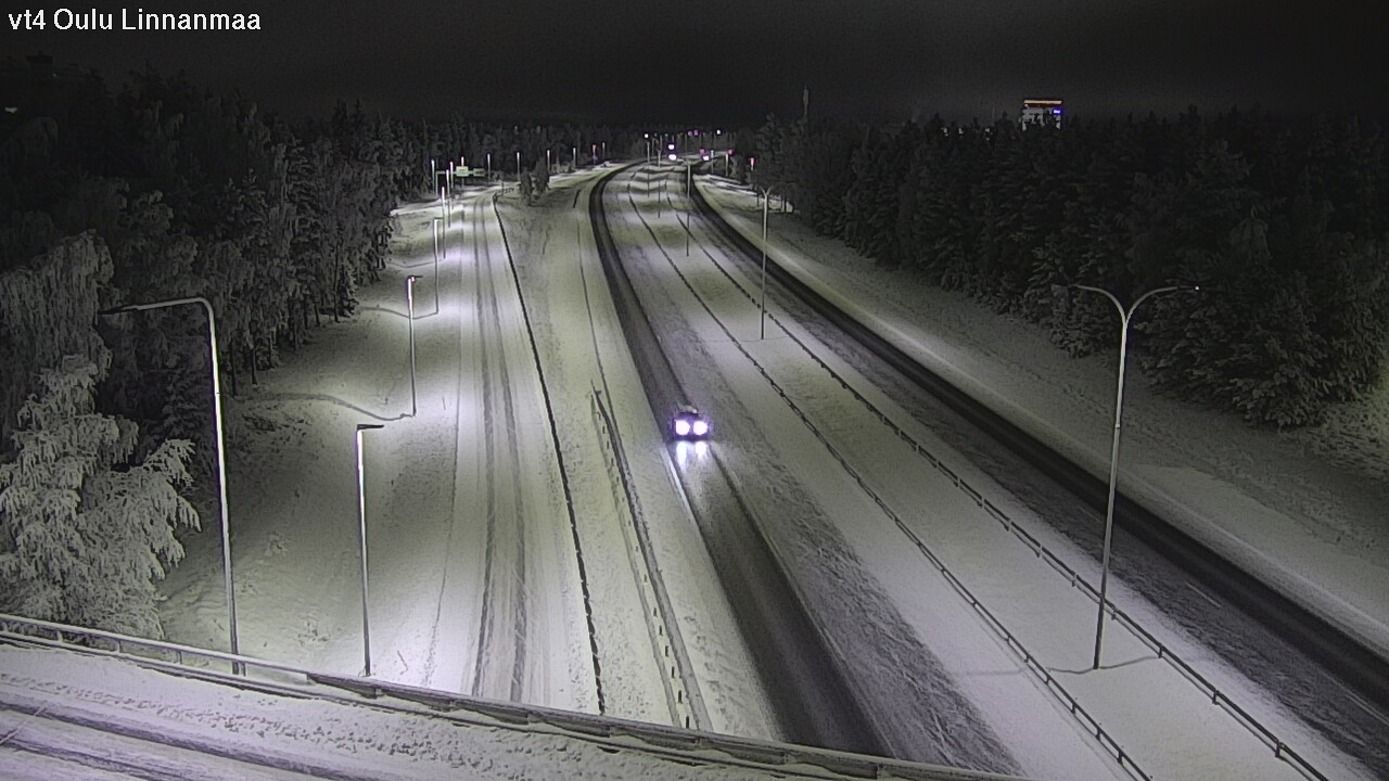 Weather Camera Image Road 4 Oulu, Linnanmaa, Oulu, Pohjois-Pohjanmaa